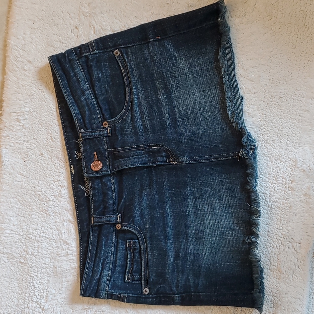 AE denim mini skirt